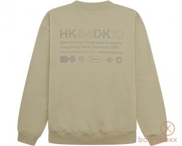 Woodbird wbcope hkdk crew dust green 2416 601 backprint