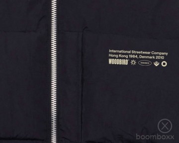 Woodbird wbdapper puff jacket black 2436 912 zoom front