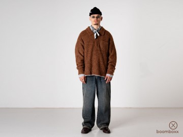 Woodbird wbdom loop polo dark brown 2536 804 fotoshoot 4