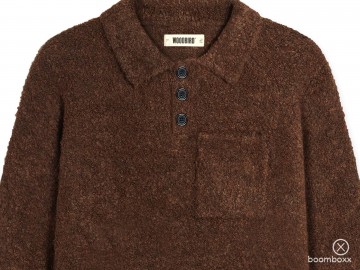 Woodbird wbdom loop polo dark brown 2536 804 zoom