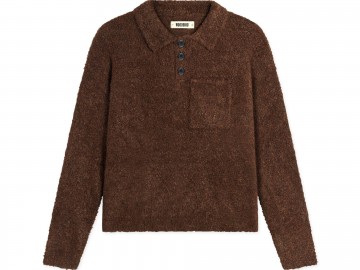 Woodbird wbdom loop polo dark brown 2536 804