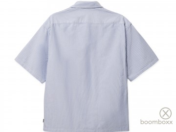 Woodbird wbfang ox flower shirt light blue 2616 704 achterkant