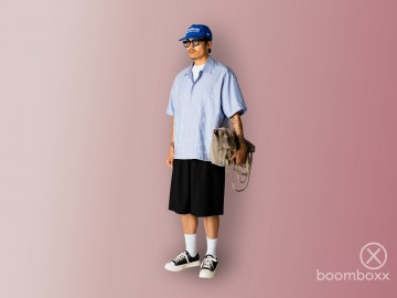 Woodbird wbfang ox flower shirt light blue 2616 704 fotoshoot 2