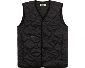 Woodbird wbtrais quilt vest black 2436 971