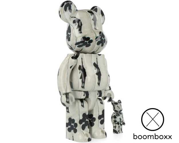 その他 BE@RBRICK - BE@RBRICK Flying Balloons Girl 100&400 Be@rbrick Flying Balloons Girl Banksy 100+400% - BEARBRICK