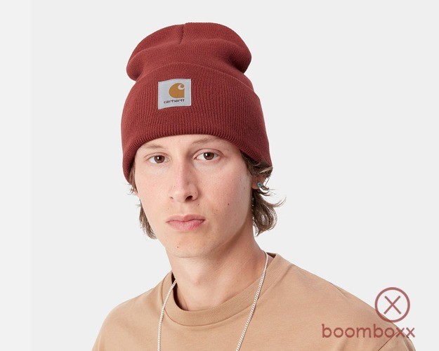 CARHARTT WIP Acrylic Watch Hat Scarlet - BEANIES - BOOMBOXX