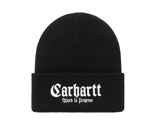 Carhartt WIP Onyx Beanie Black White BEANIES Boomboxx Your
