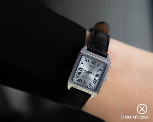 CASIO Timeless horloge LTP-B150L Black Silver CASIO BOOMBOXX