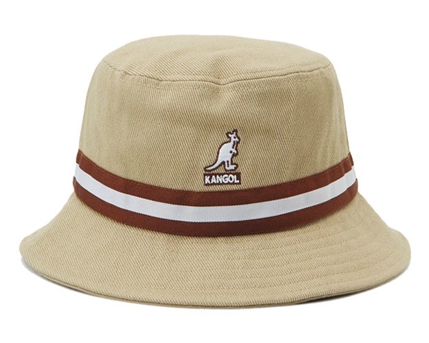 Kangol Stripe Lahinch Oat BUCKET HATS BOOMBOXX Sneaker