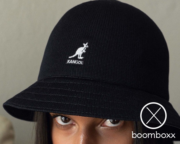 Kangol Tropic Casual Black HATS Boomboxx Your Sneaker
