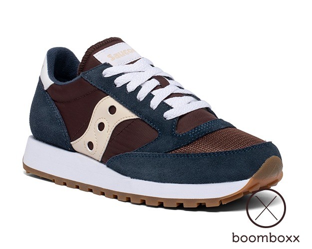 Saucony jazz shop tan navy